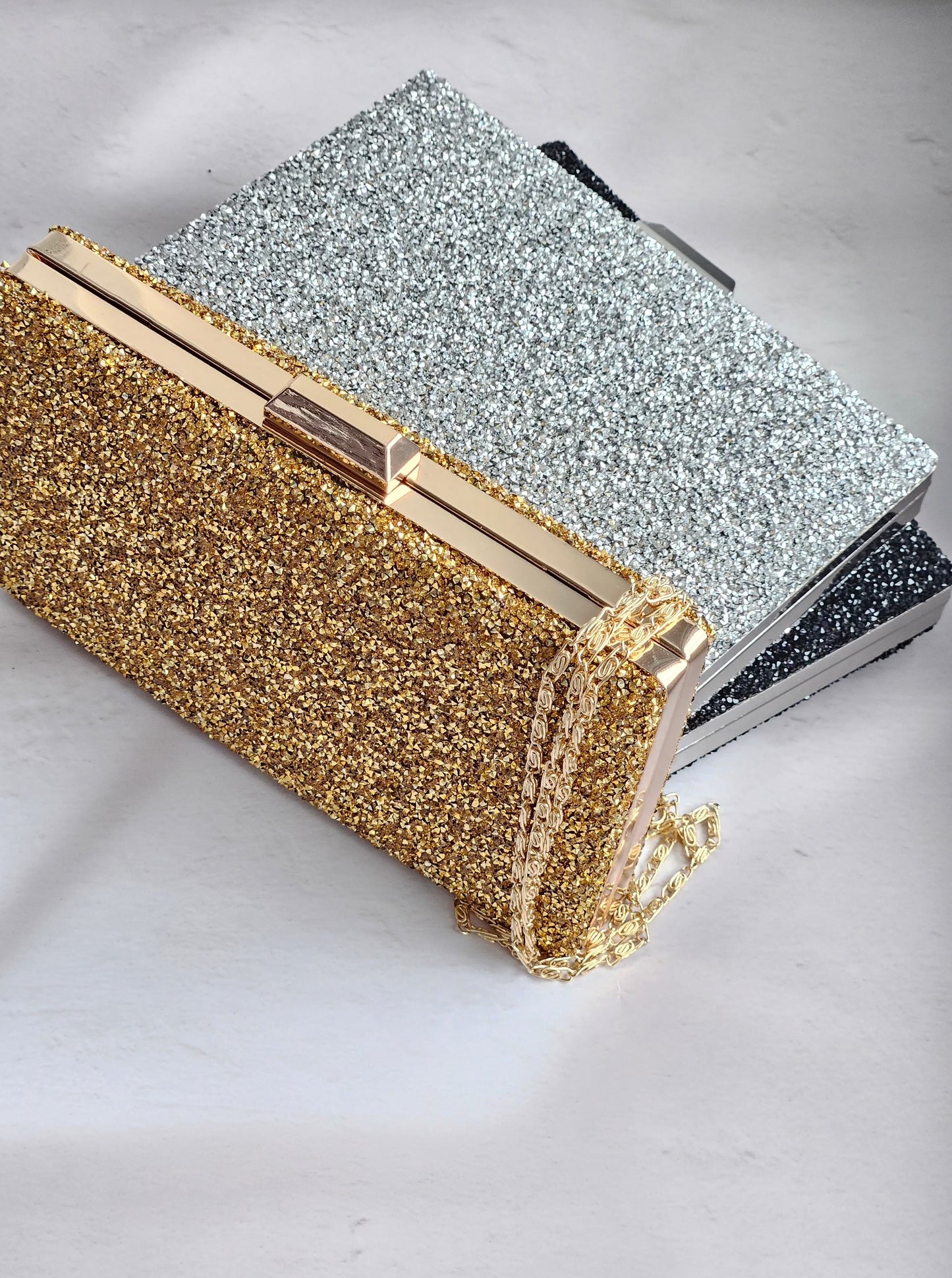 Sparkling Crystal Clutch Bags