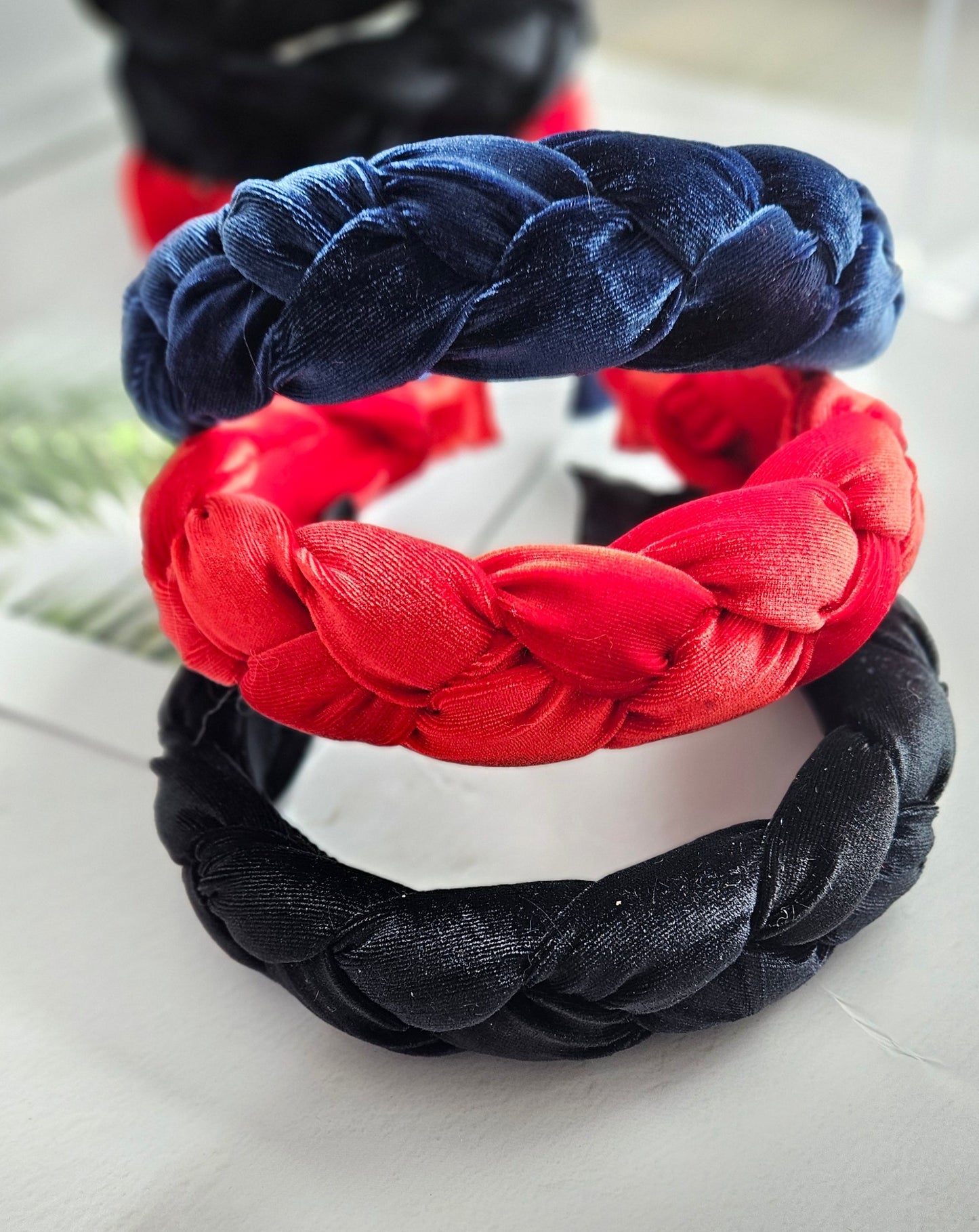 Luxurious Velvet Braid: Elevate Your Style with this Chic Hairband