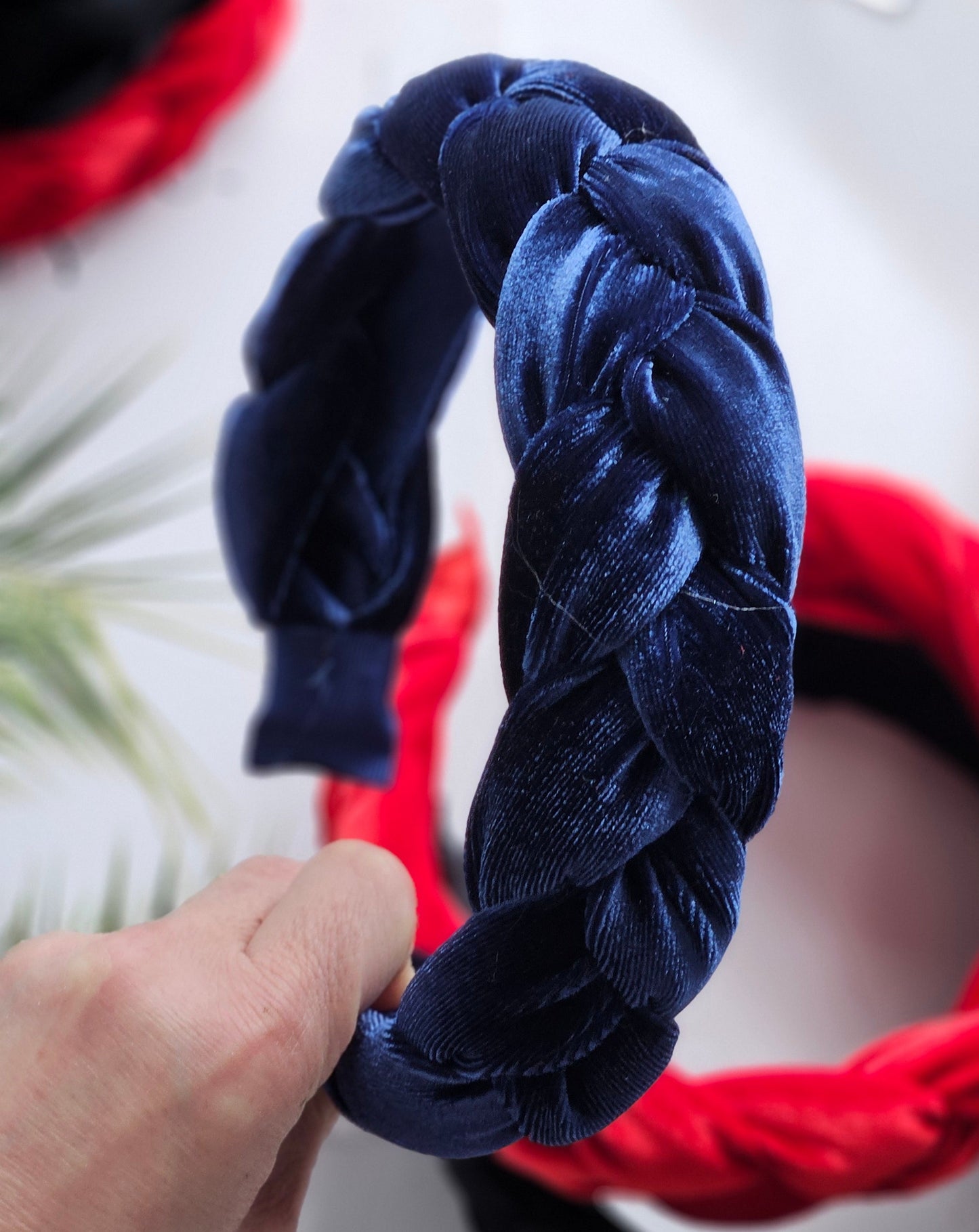 Luxurious Velvet Braid: Elevate Your Style with this Chic Hairband